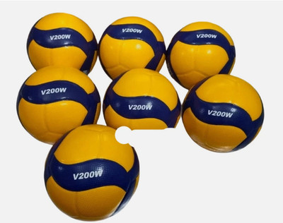 7X Mikasa V200W 2019 Official FIVB Indoor Outdoor Volleyball Size 5 Blue Yellow