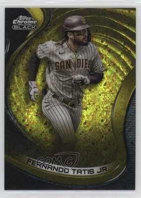 2022 Topps Chrome Black Gold Mini-Diamond Refractor 17/50 Fernando Tatis Jr 9ut