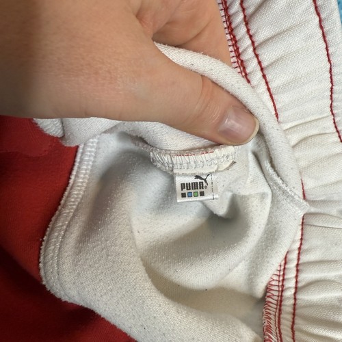 Vintage Puma Valley United Soccer Club Jacket Men’s L Red White Zip Up Training - Picture 12 of 21