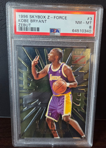 Kobe Bryant #3 — 1996 Skybox Z Force Zebut basketball card