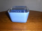 Vintage Pyrex Blue Refrigerator Dish with Lid