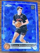 2023 Topps Chrome Sapphire OTE Basketball Cards Tudor Somacescu #32