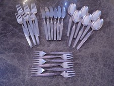 Robbe & Berking City / Metropolitan Menübesteck 6 Personen 24 Teile Silber 90er