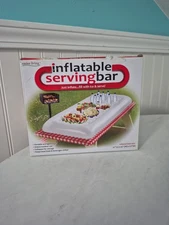 Inflatable Serving Bar with Drain Plug/White/ New