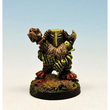 Chaos Dwarf Miniature with Mace & Bare Feet