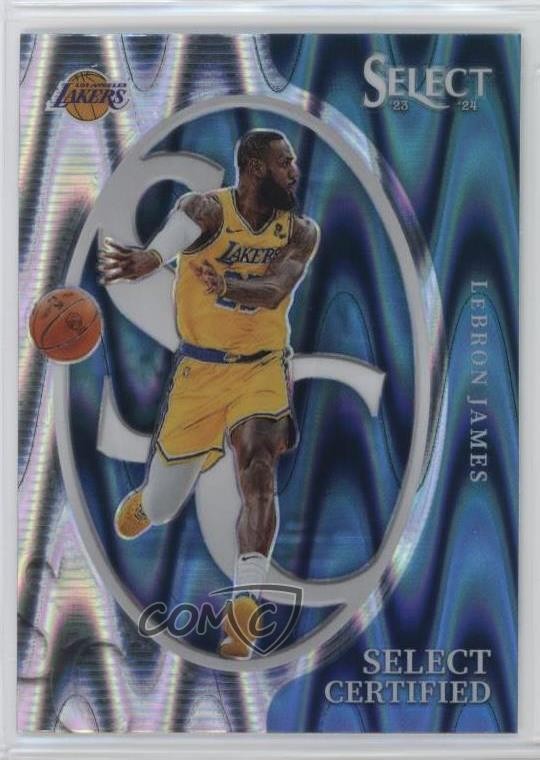 2023-24 Panini Select Select Certified Tectonic Prizm LeBron James #7 1az7