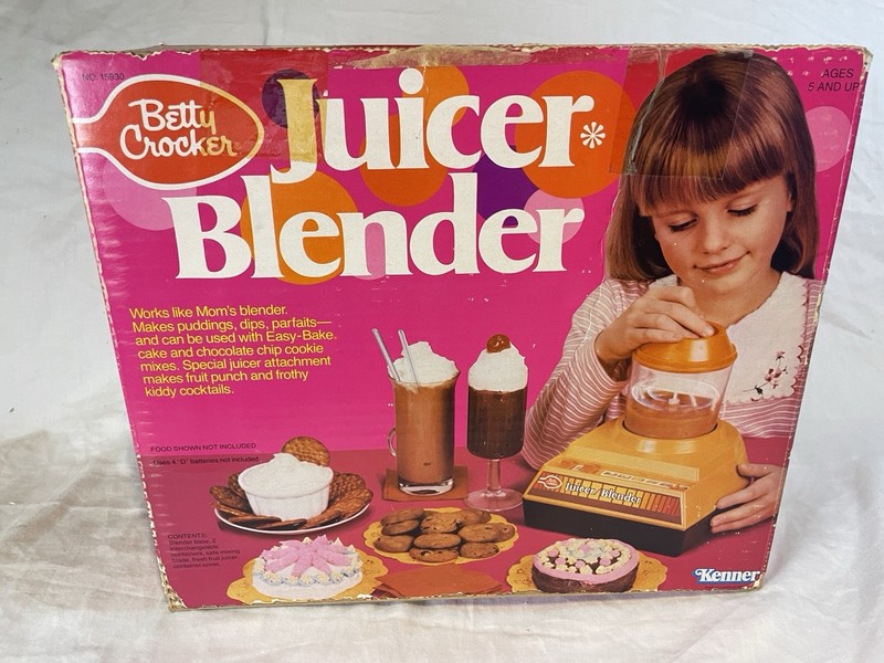 Betty Crocker Juicer Blender By Kenner 1970’s Kitchen Toy Vintage 1979 Cool Box