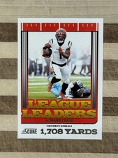 2025 Panini Score Football Ja’Marr Chase League Leaders Card #2