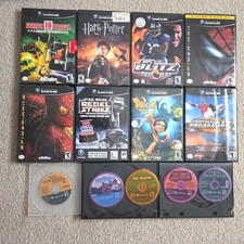 Nintendo GameCube 15 Games - Harry Potter, N4S, Spiderman, Tak 2, Tony Hawk, TY2