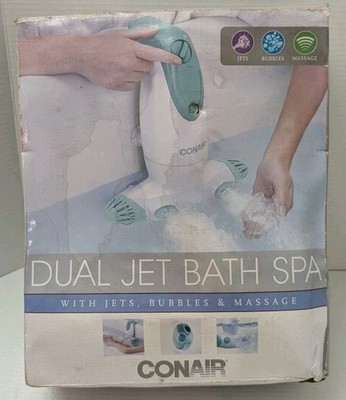 NEW Conair Portable Bath Spa with Dual Hydro Jets for Tub Damage