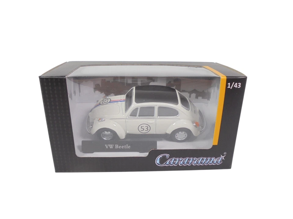 VOLKSWAGEN COCCINELLE BEETLE #53 1/43 Voiture Miniature Cararama 813153 - Photo 3/4