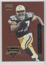 1996 Playoff Contenders Leather Robert Brooks #52 d3x