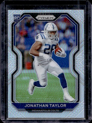 2020 Panini Prizm Jonathan Taylor RC Silver Rookie #332 Colts