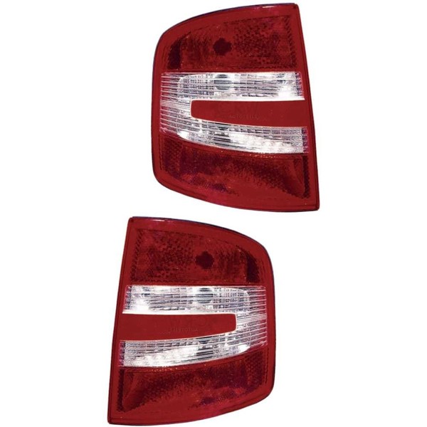 RüCkleuchten Heckleuchten Set Links & Rechts Rot FüR Skoda Fabia I Combi 6Y5 6Y3-image
