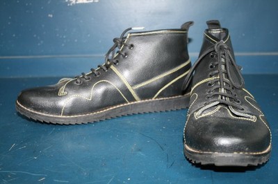 Vintage Blakeseys Black Monkey Boots Gr. 10 Mod Ska Revival