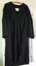 Black graduation gown, size 5 07 to 5 09 , by Jostens