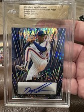 2024 Leaf Metal # 1/1 Dwight “Doc” Gooden Pulsar Galaxy Production Proof Auto