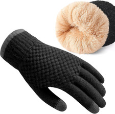Guantes Invierno Mujer Pantalla Tactil Termicos Forro Suave Pu o Elastico Frio