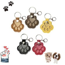 Pet Fur Keepsake Keyring, Paw Shaped Pet Hair Storage Keychain, Memorial