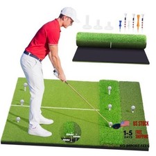 5x4ft 6x4ft Extra Large Golf Hitting Mat, 26mm Thick Tri 5x4ft Tri-Turf Sized