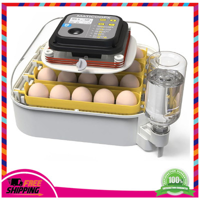 Digital 20 Egg Incubator for Hatching Chickens with Auto Turner & Humidity