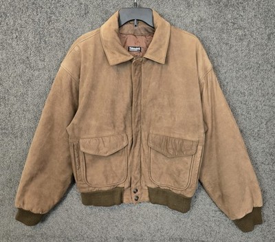 Vintage Wilsons Adventure Bound Leather Jacket Mens Medium Bomber