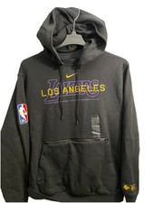 NIKE NBA LA LAKERS CITY COURTSIDE GLOBAL PULLOVER HOODIE CN0622-010 SZ L