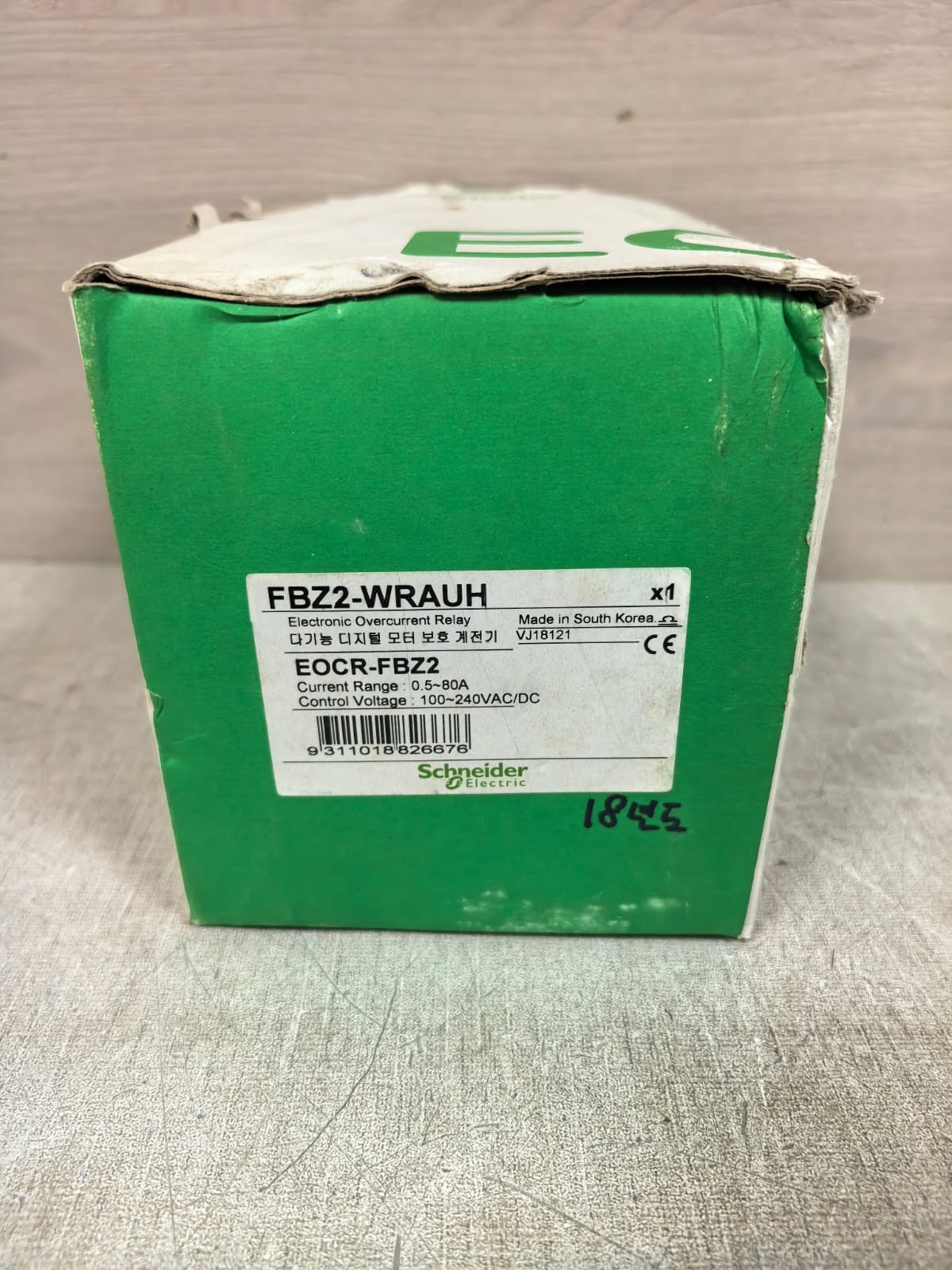 Schneider Electric FBZ2-WRAUH SCHNEIDER ELECTRIC FBZ2-WRAUH DIGITAL MOTOR PROTECTION RELAY 15