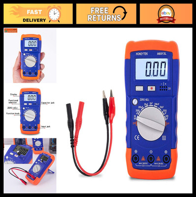 Capacitor Tester Digital Multimeter, LCD Display, Capacitance Measurement Tool