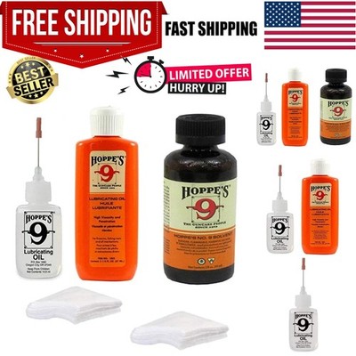 Hoppe's No. 9  Oil Combo Pack: Cleaner, Lubrication & Patches Included