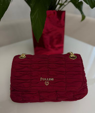 Pollini Schultertasche Damen gestepptes Nylon...