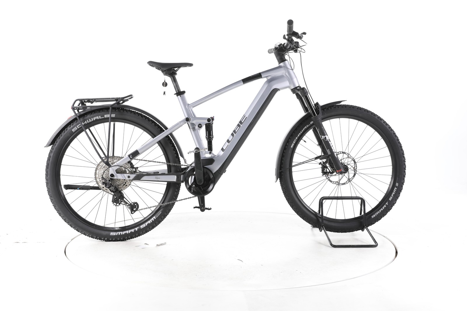 Cube Stereo Hybrid 120 Race Allroad VAE SUV Bosch Batterie 750Wh 29" 2023 argent