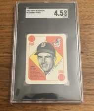 1951 Topps #5 Johnny Pesky Blue Back Boston Red Sox ~  SGC 4.5