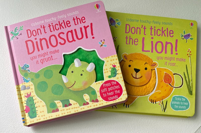 USBORNE TOUCHY-FEELY SOUND BOOKS * Babies & Toddlers Dinosaur Lion Buffalo Eleph