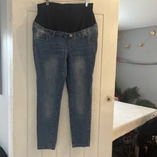 Ladies Maternity Jeans Uk L Shein VGC