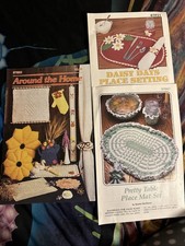 1985 Around the Home 87S53 - Annie's Attic 12 Patterns, 2 FREE PLACEMAT PATTERNS