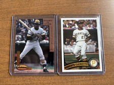 Lot of 2 Topps Ted Williams Roberto Clemente Etched in Stone Cards Pirates HOF