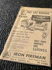 Iron Fireman Ad Teutonia Avenue WhirlPower Ads November 1963 Milwaukee Journal