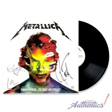 Metallica Signed Autographed Vinyl LP “Hardwired…To Self Destruct” PSA/DNA Authe