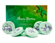 Cleverfy Shower Steamers SPA Aromatherapy 6 Shower Bombs With Essential Oils 