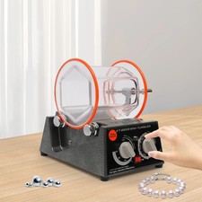 Rotary Tumbler Polisher Jewelry Coin Stone Polishing Finisher Machine + Beads