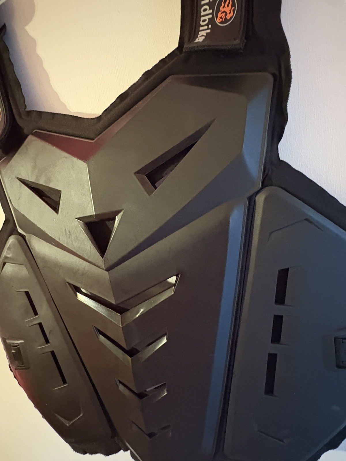 Ridbiker Motocross Motorcycle Chest Protector Body Armor Black Adult Gear