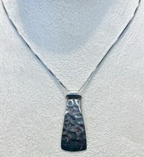 Silpada Hammered Sterling Silver Pendant Necklace On 17 925 Chain