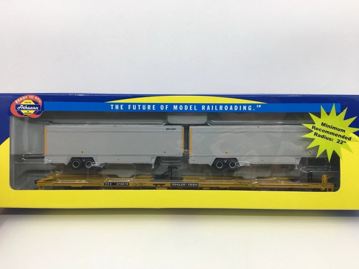 HO Athearn Kit 2 Pack 45' Semi-Trailers Undec/Undecorated Gray NIP