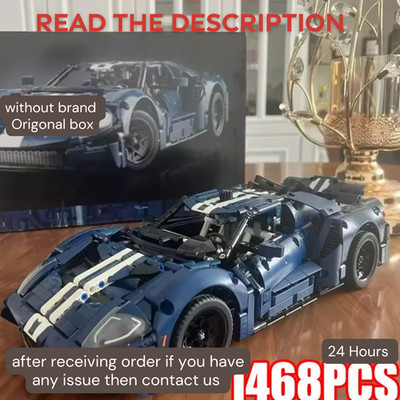 42154 Technic 2022 Ford GT Car Model Kit for Adult Build read description