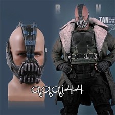 Dark Knight Rises Batman Bane Mask Cosplay Props Halloween PVC Soft Helmet Gifts