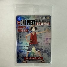 Monkey.D.Luffy [College Basketball US Voyage] P-055 Prices | One