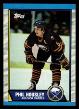 1989-90 Topps Phil Housley Buffalo Sabres #59 HOF HIGH GRADE NO CREASES