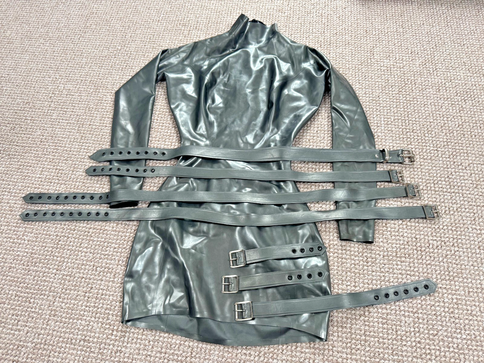 Rubber55 Latex Mini Dress with Straps, Size XS C/D Cup - RRP £350 | eBay UK