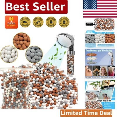 Ionic Mineral Filter Balls - 200g Shower Head Bead Refills for Soft Water